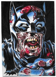 Zombie Batman card - Mark Propst Comic Art