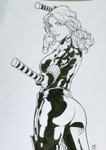 Black Widow - Rogerio Michieli Comic Art