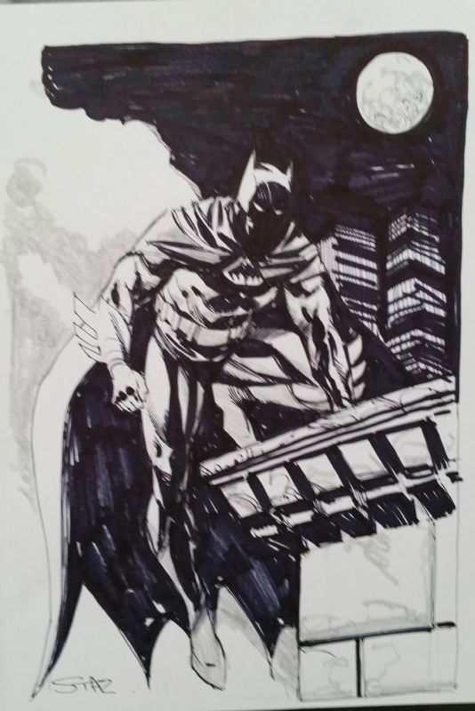 The Dark Knight, in kevin grice's The Dark Knight Comic Art Gallery Room