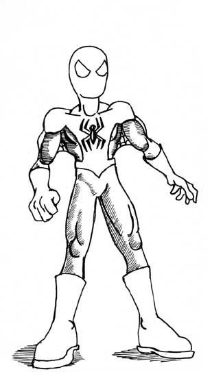 Spidey sketch #5, in Travis Eck's Trav's Comic Superhero Art Comic Art ...