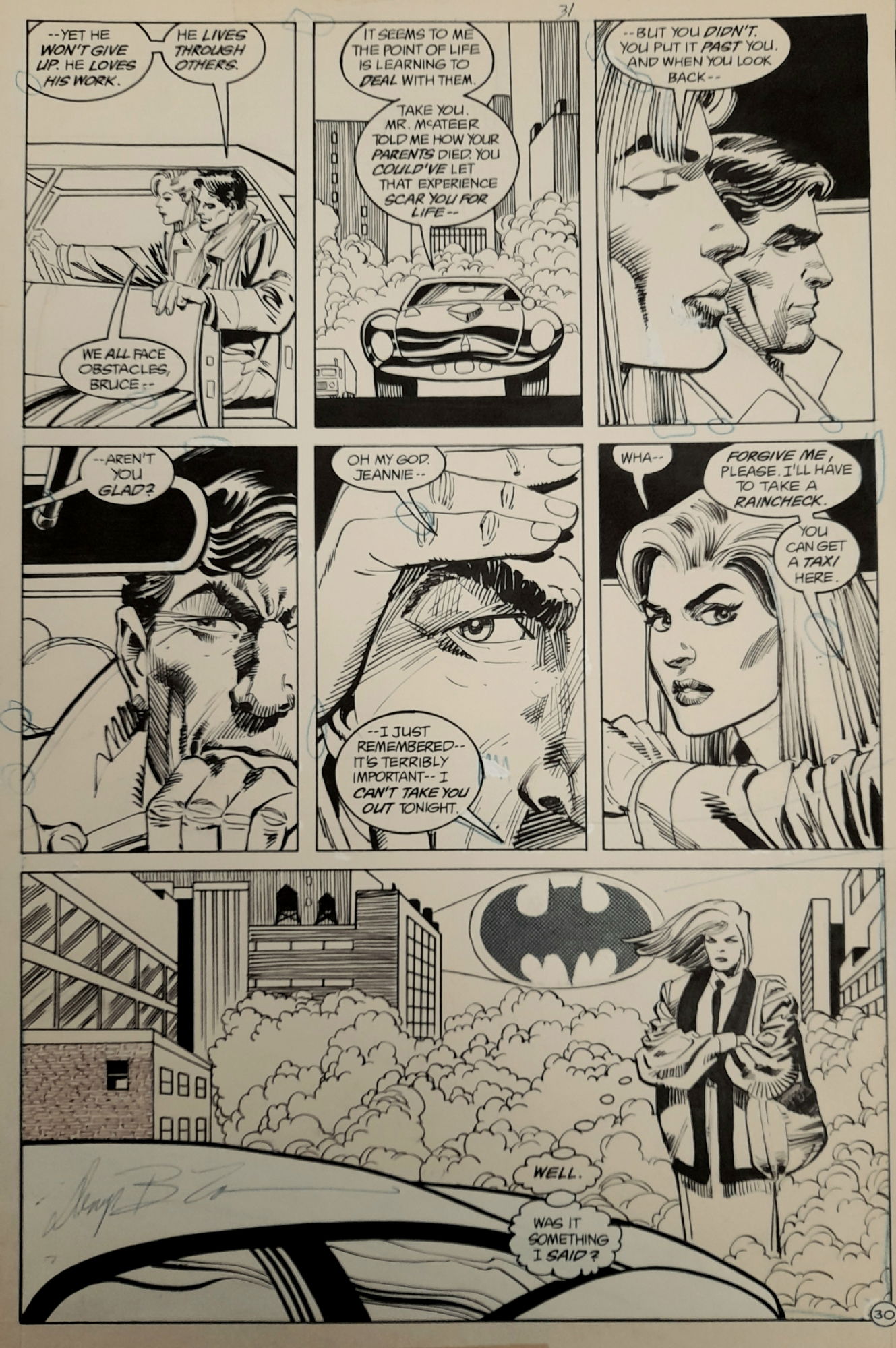 Denys Cowan/Dick Giordano - Batman: Blind Justice, in Davide G.'s  Cowan/Giordano Comic Art Gallery Room