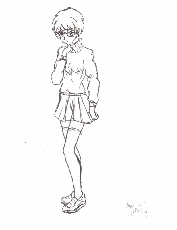 Velma Dinkely From Scooby Doo Manga Style In Sam Tweedle S Independent Miscellaneous Comic