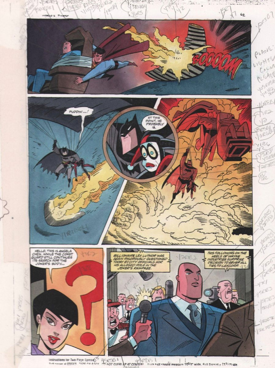 Linda Medley Batman & Superman Adventures: World's Finest #1 Page 62 ...