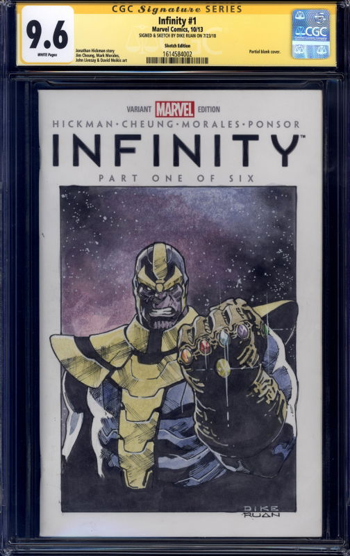 Infinity 1 CGC SS 9.6 Thanos by Dike Ruan, in GodofThunder Collectibles ...