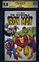 Iron Man 600 CGC SS 9.8 - Iron Man and the Avengers by Cory Hamscher Comic Art