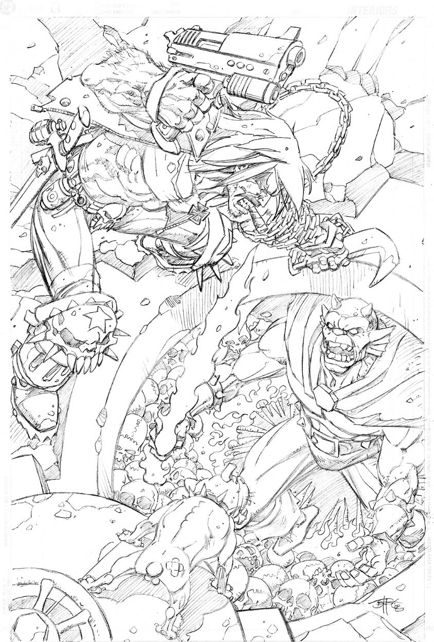 Val Semeiks- Lobo & Demon (pencils), in Toby Mays's Professional Pencil ...