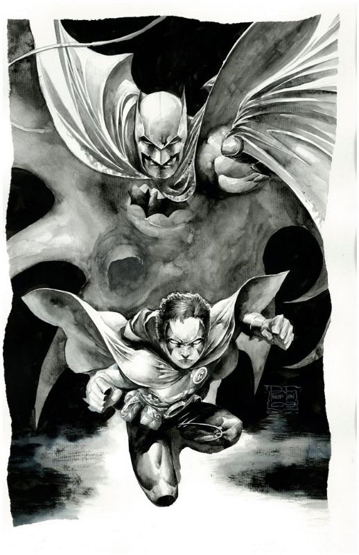 Philip Tan / Batman and Robin , in Yoshi M. (REP. Japan Comic Art Expo)'s  My Personal collection Comic Art Gallery Room