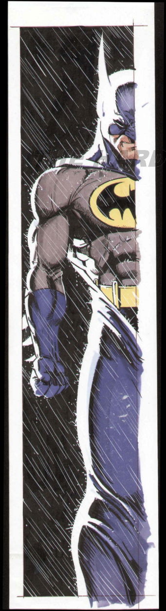 BATMAN ORIGINAL ART FOR BOOKMARK, in Jason G's Batman Comic Art Gallery Room