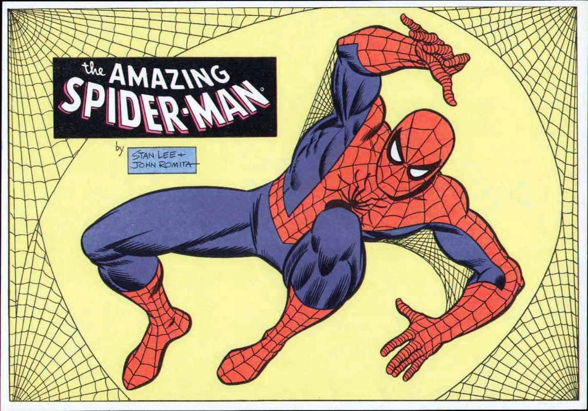 1976 AMAZING SPIDERMAN RARE ORIGINAL PROMO PRINT - STAN LEE with JOHN  ROMITA SR. ART - NEWSPAPER COMIC STRIP, in Jason G's Spiderman Comic Art  Gallery Room