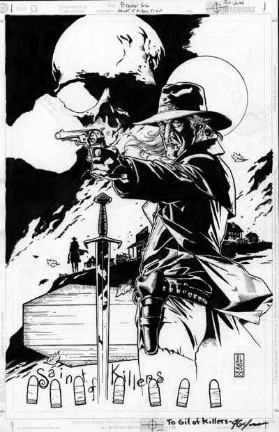 Preacher #66 Saint of Killers Pinup, in Gil Dowling's Preacher Comic ...