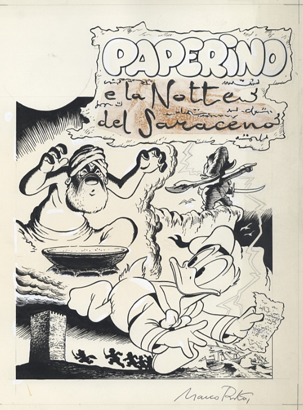 Marco Rota - Topolino Pi #9, Cover Comic Art