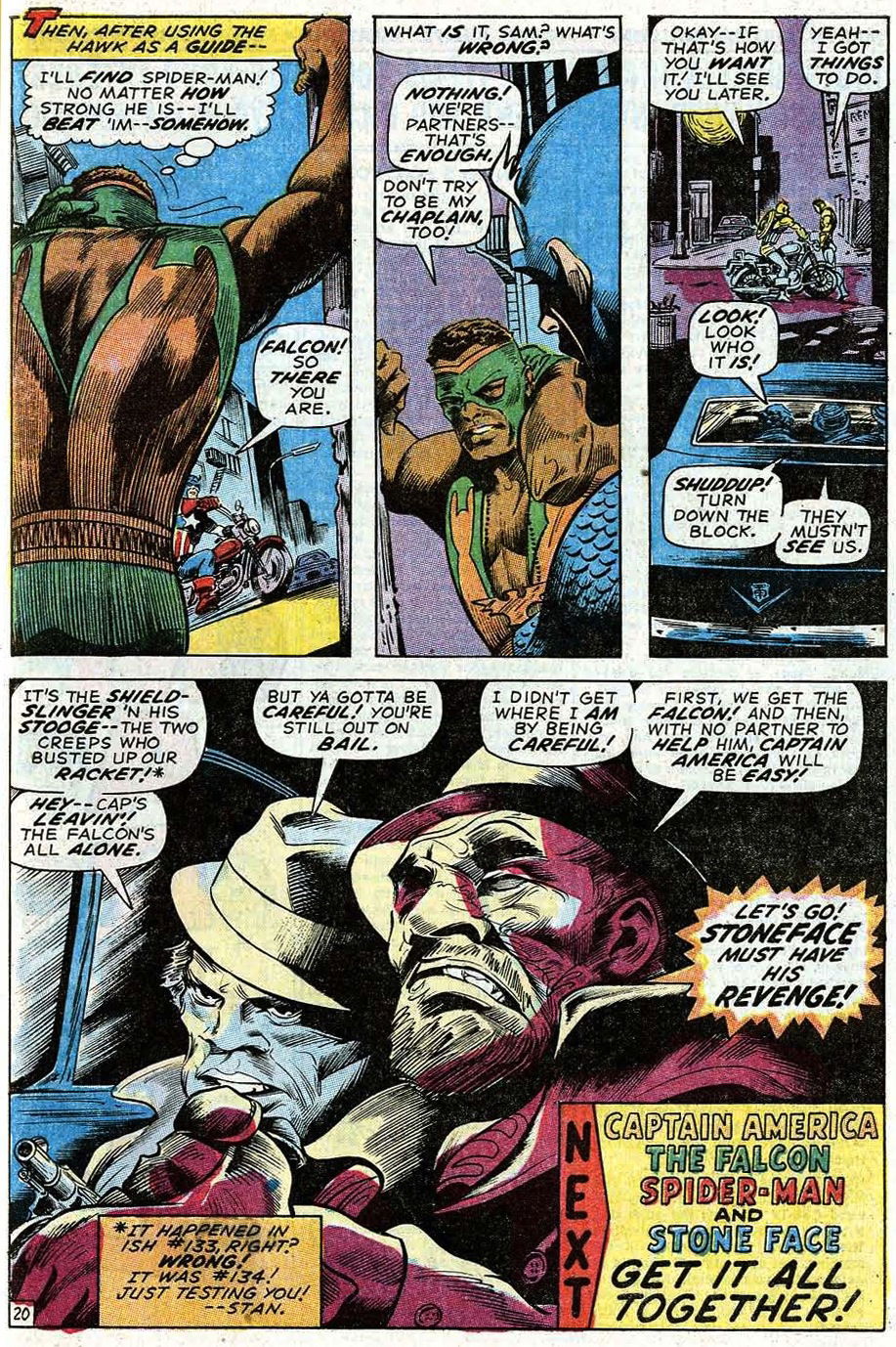 Captain America #137, page 20, in Sean Clarke's Gene Colan Comic Art ...