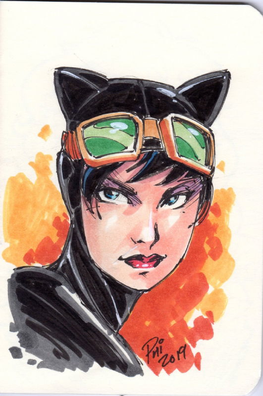 Catwoman - Phil Moy, in Philip Rutledge's Batman Rogues Comic Art ...