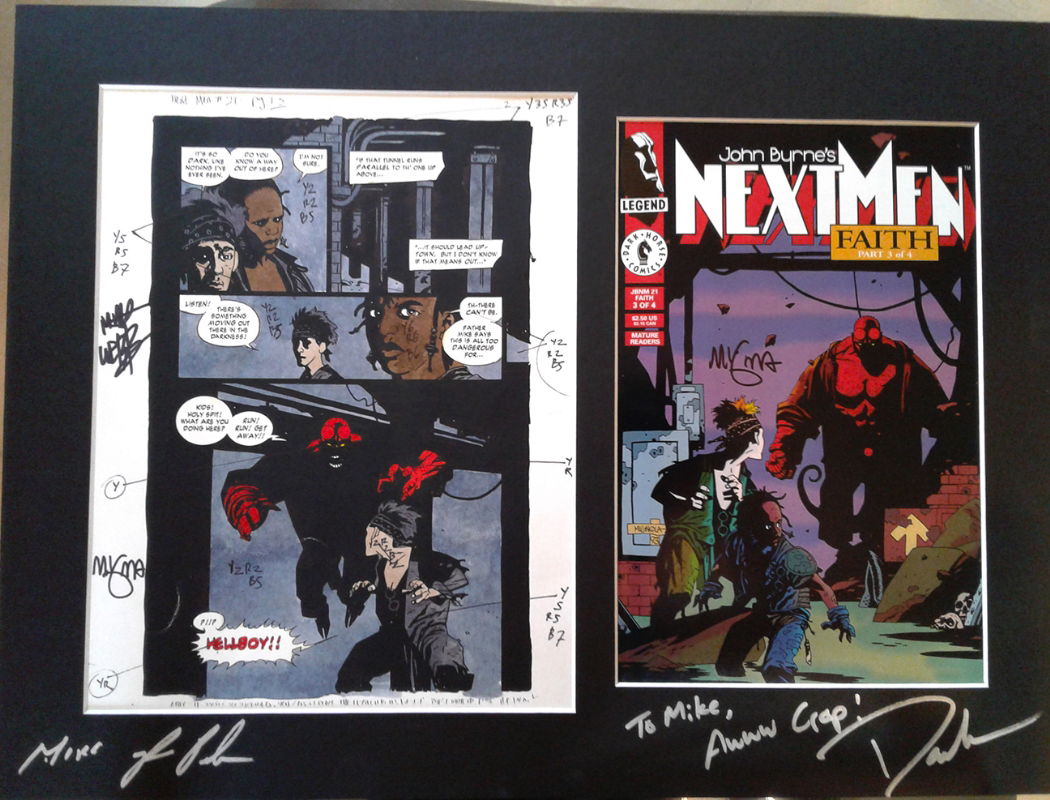 Next Men 21 page 13 Color Guide 1st Hellboy in color, Mignola, David ...