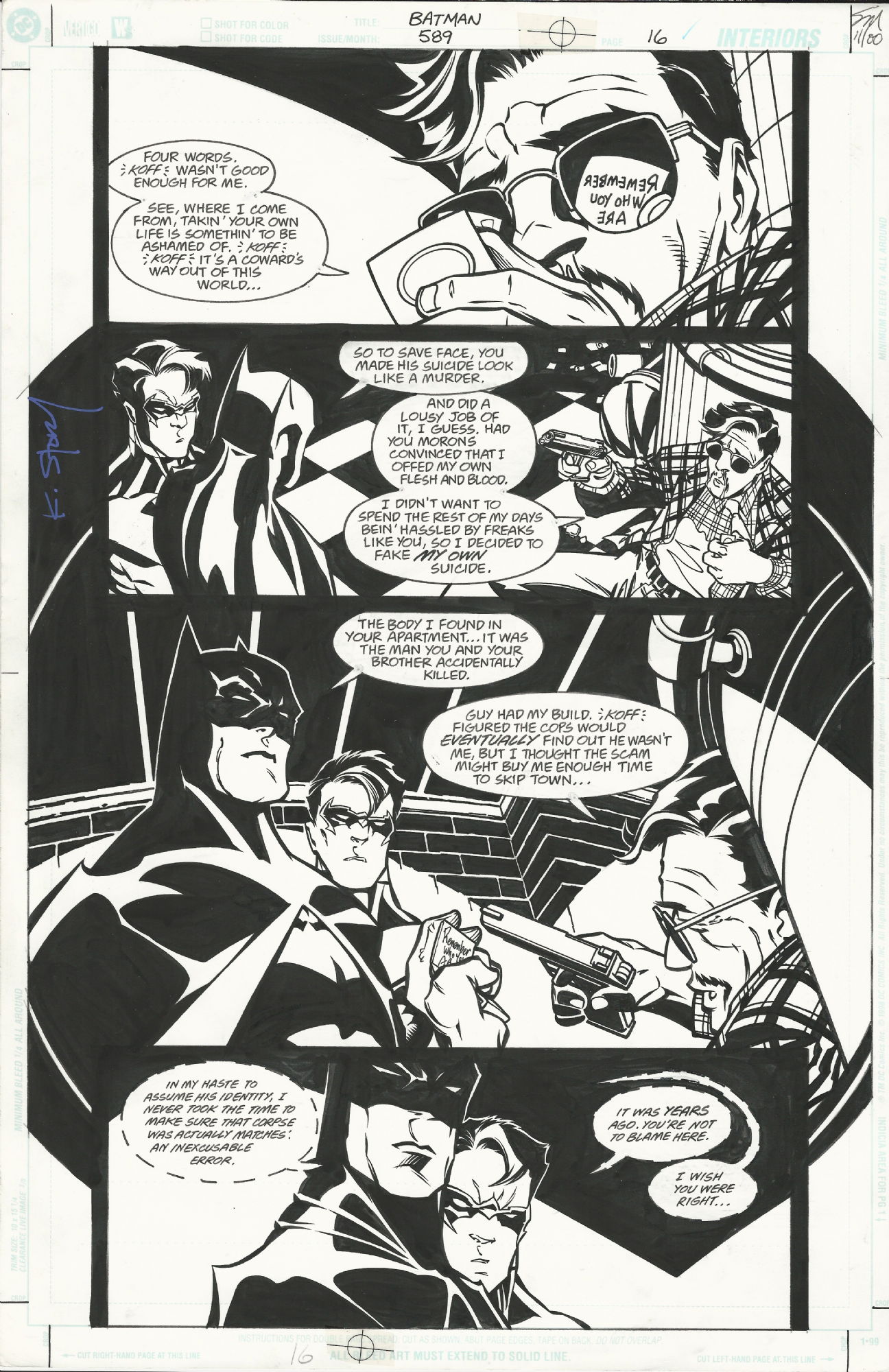 Scott McDaniel and Karl Story - Batman 589, page 16, May 2001, in Peter  Roe's Batman and Bat Family - Modern Published Art Comic Art Gallery Room