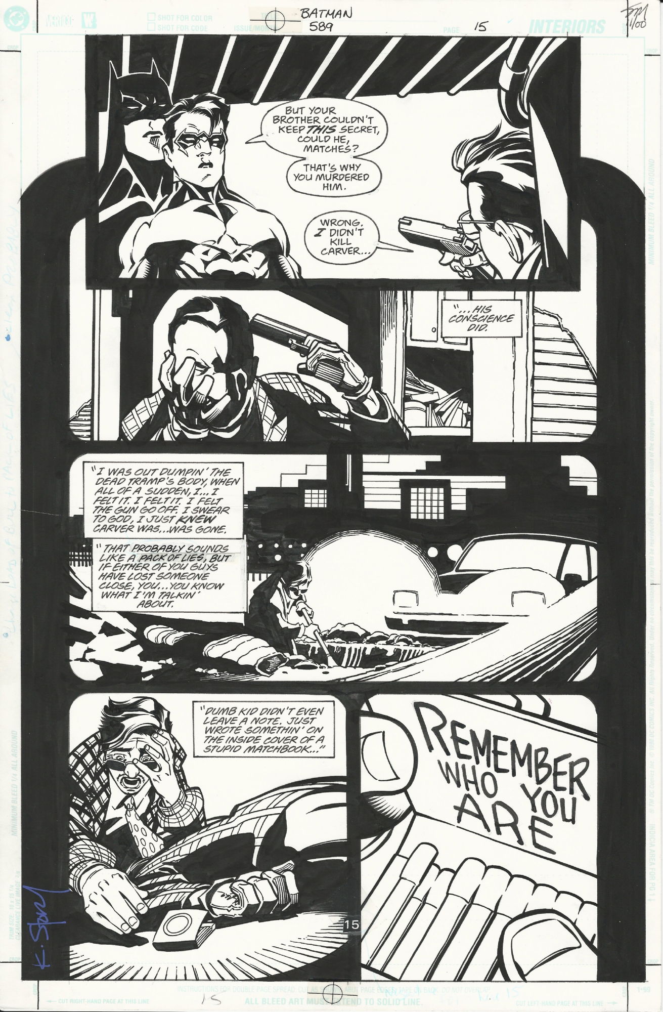 Scott McDaniel and Karl Story - Batman 589, page 15, May 2001, in Peter  Roe's Batman and Bat Family - Modern Published Art Comic Art Gallery Room