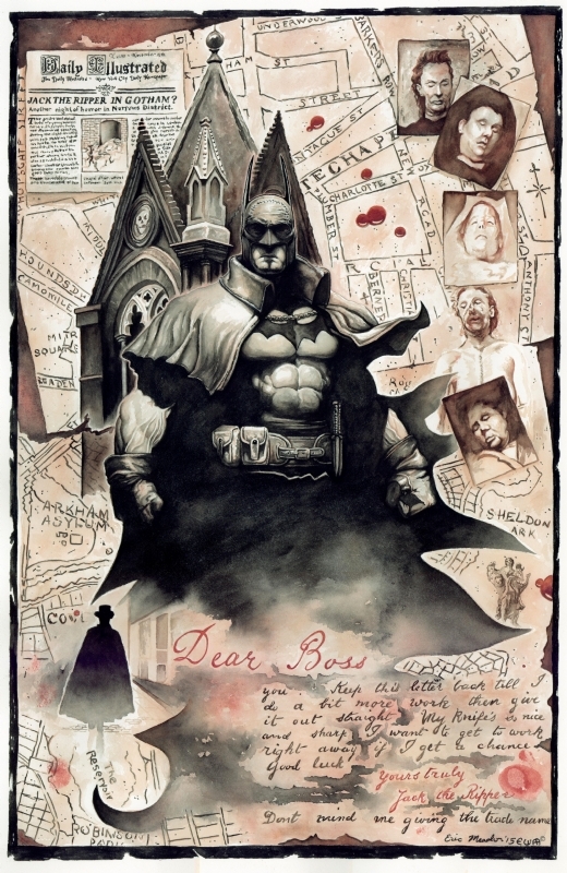 Meador: Batman Gotham By Gaslight Homage , in Earl Hamilton's BATMAN Comic  Art Gallery Room