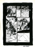 Kubert: Batman vs Predator (1991) #3 Page 13, Comic Art