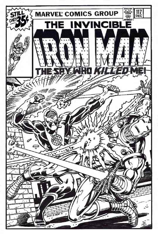 Layton: Iron Man 117 Cover Recreation and Catharsis , in Earl Hamilton ...