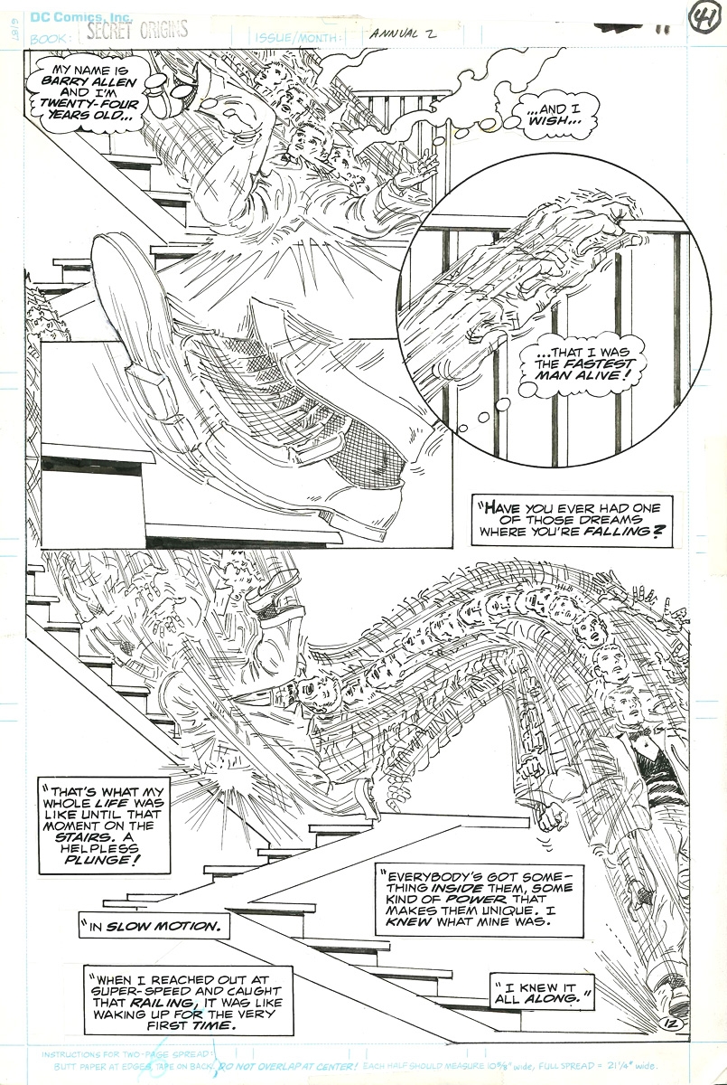 Secret Origins Annual #2, pg. 41 Comic Art