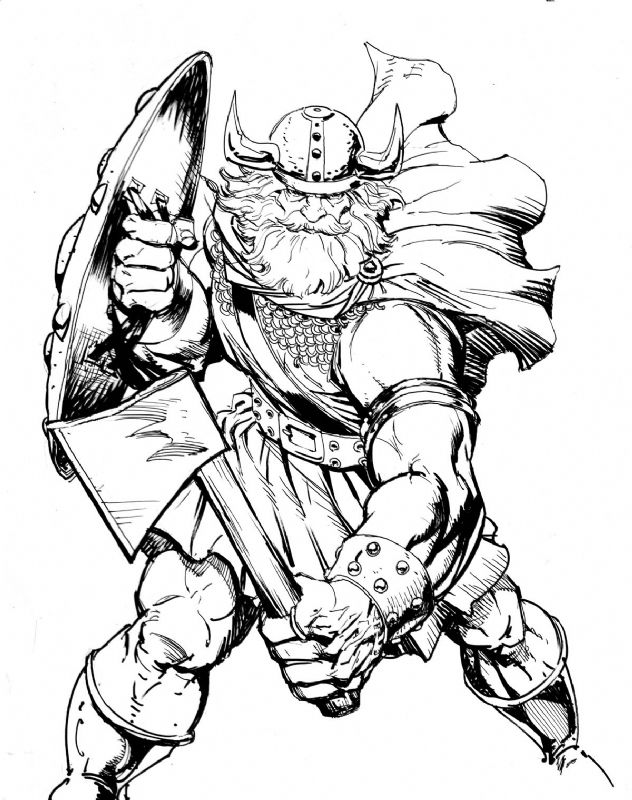 Viking , in Chris Marrinan's Chris Marrinan Comic Art Gallery Room