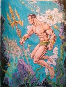Namor the Submariner Comic Art