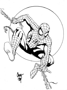 Classic Spider-Man Comic Art