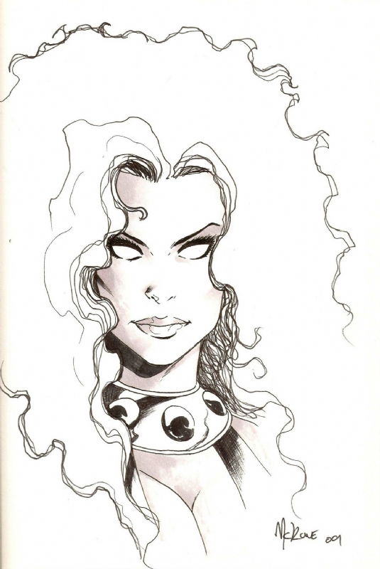 Mike McKone - Starfire, in Josh S.'s McKone, Mike Comic Art Gallery Room