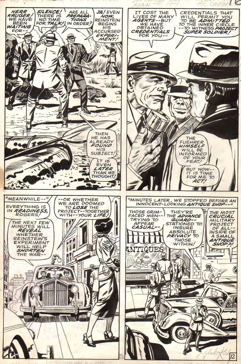 Captain America #109 p 12, in Brian Coppola's Marvel Comics Comic Art ...