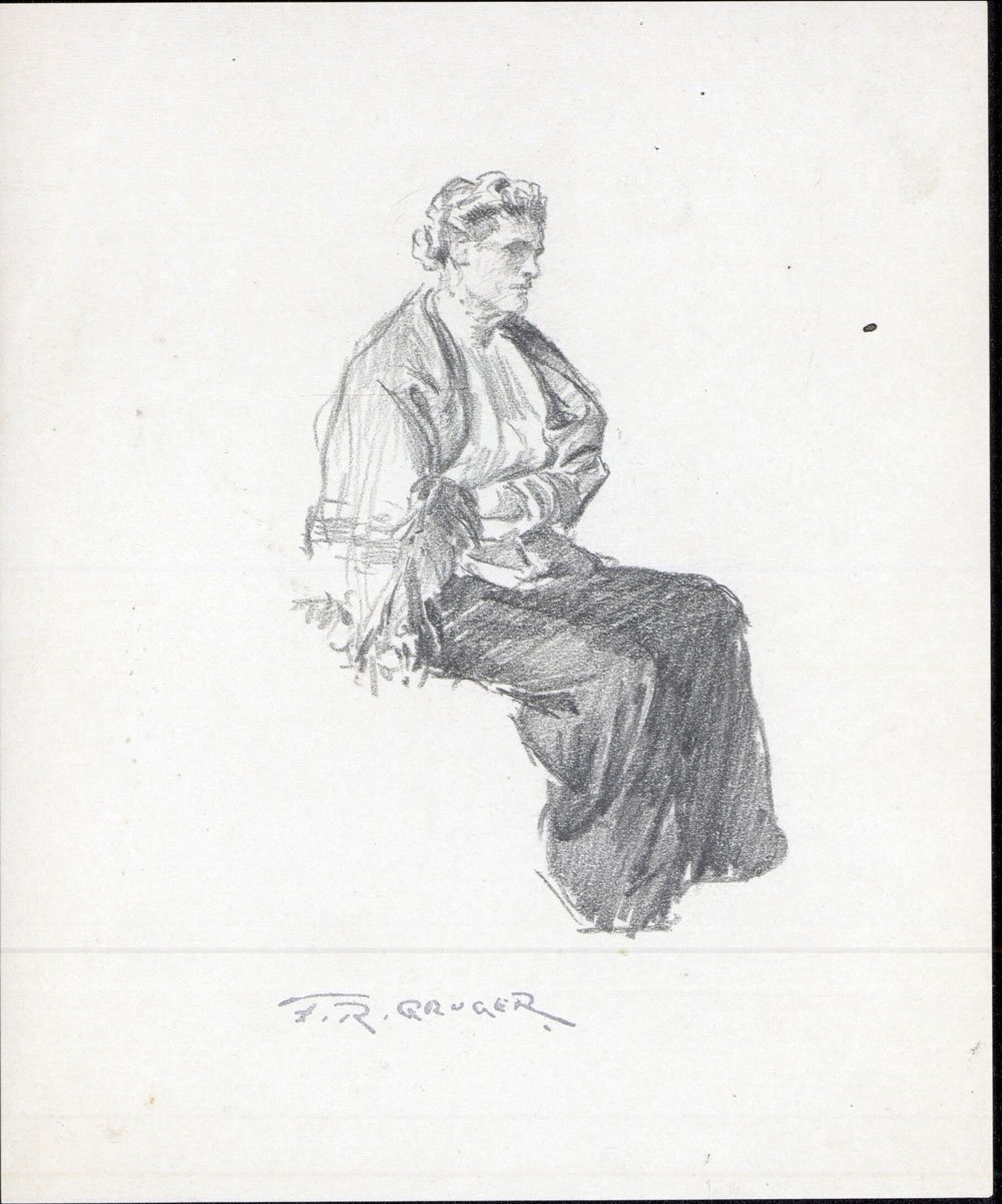 “Older Woman Sitting” by FR Gruger , in Brian Coppola's Late 19th/Early ...