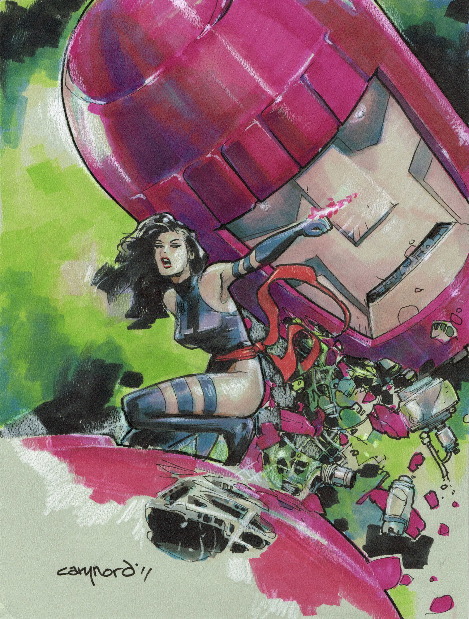 Cary Nord, Psylocke Vs. Sentinel, In Brian S's *for Sale Trade Comic 