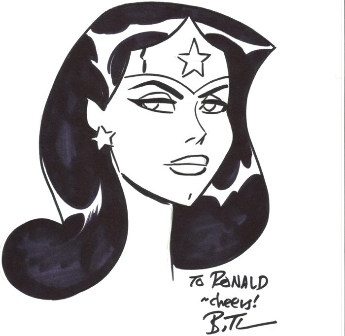 Wonder Woman Character Print for Justice League Cartoon, Signed by Bruce  Timm (2001) : r/WonderWoman