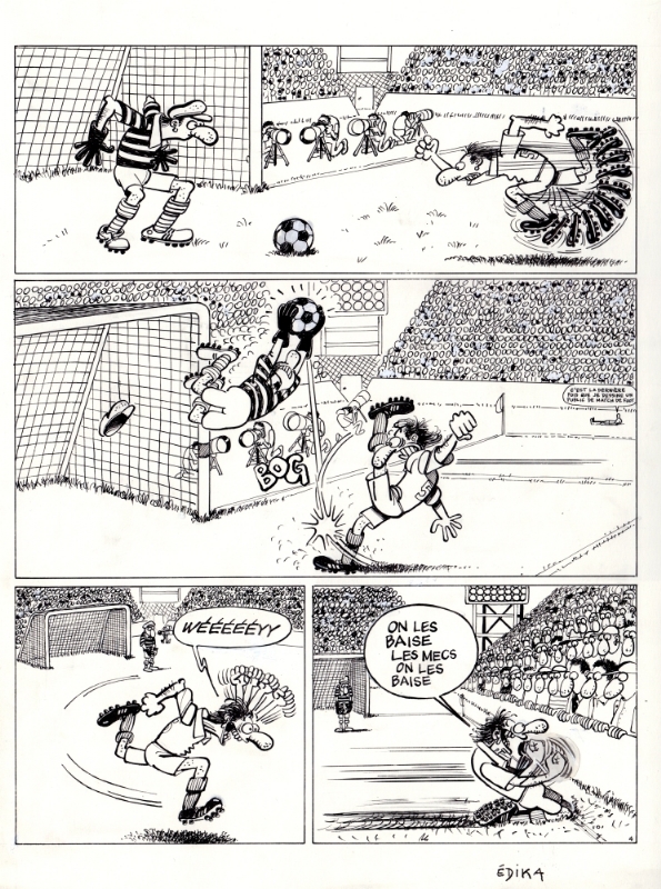 Edika - Football Comic Art