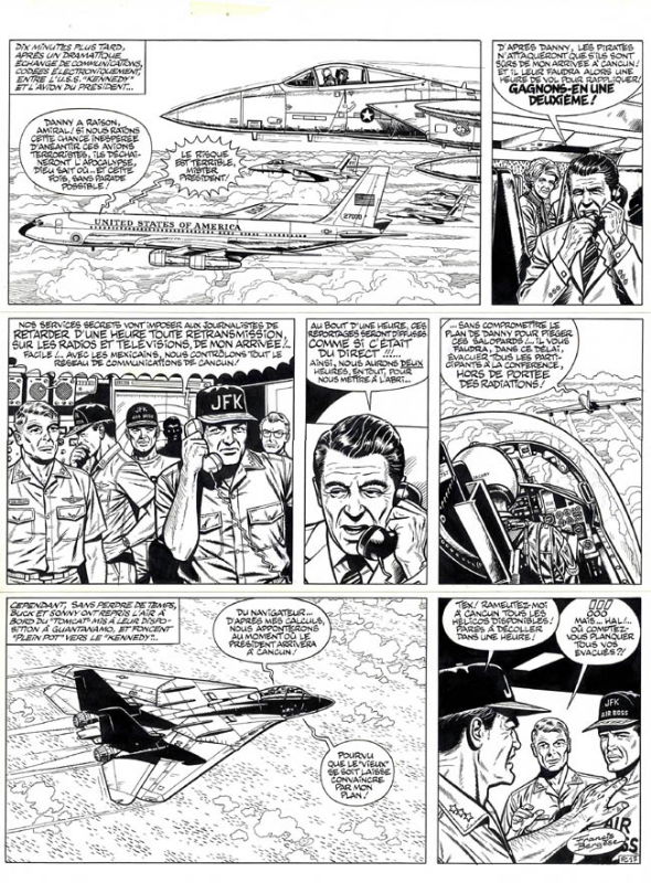 Buck Danny 43, page 17 : LE FEU DU CIEL, in Guy Van Gompel's Buck Danny ...