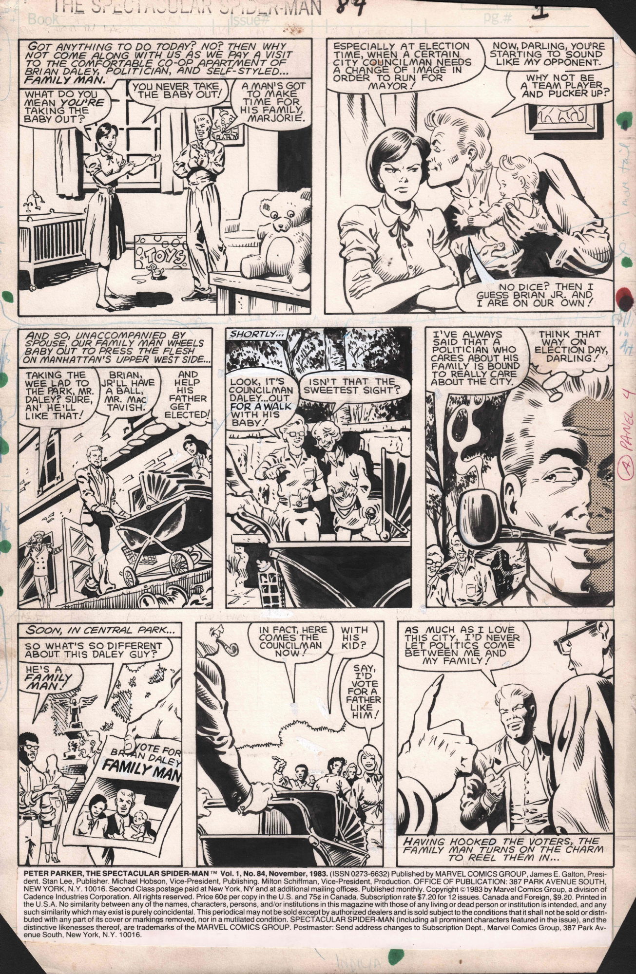 Peter Parker, The Spectacular Spider-Man issue 84, page 1, in Guy Van ...