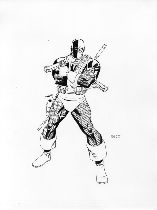 Mike Zeck Deathstroke commission, in George Beliard's Commissions Comic ...