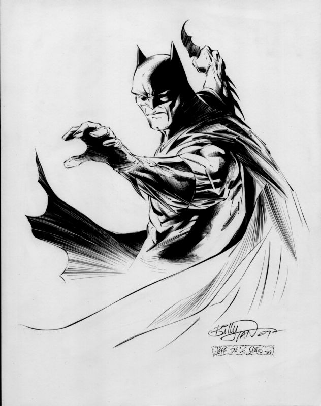 BATMAN by Billy Tan and Jeff de los Santos, in Jeff de los Santos's batman  gallery Comic Art Gallery Room