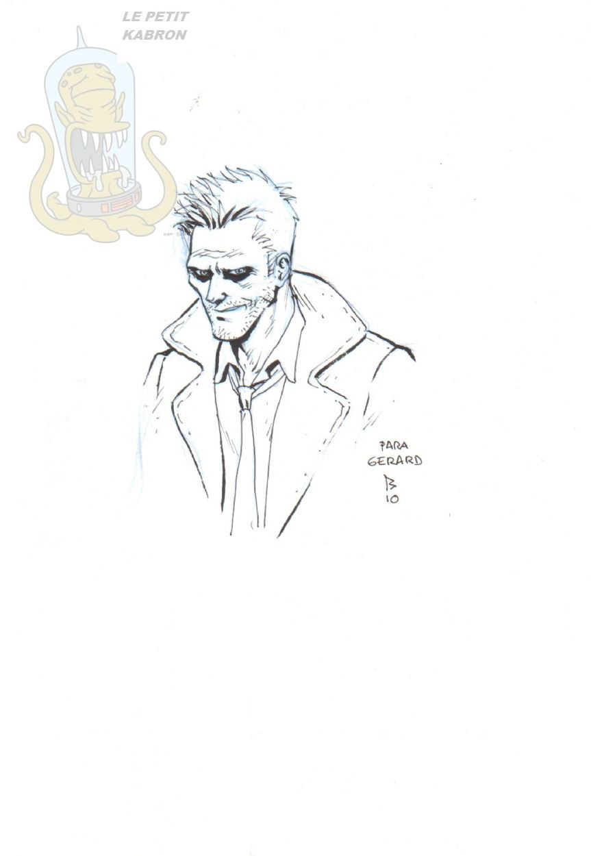 JOHN CONSTANTINE by FERNANDO BLANCO, in Gerard Nadal's Vertigo sketchs ...