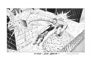 John Romita, Sr.-commission piece Comic Art