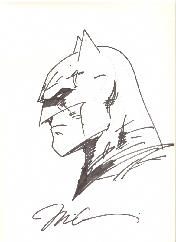 Adventures at Comic Con Part 1. Spoilerific Batman: Dark Knight review with  a Batman drawing. Close call with the Orphan Bill. | Luis' Illustrated Blog