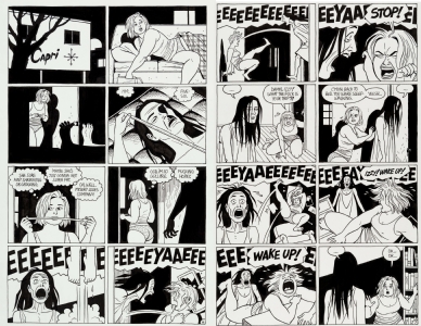 Love and Rockets #47 Pg 3, in Suat Tong Ng's Love and Rockets Comic Art  Gallery Room