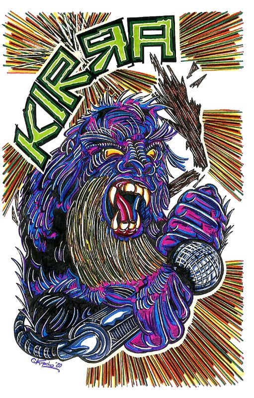 Kirra Band Raging Gorilla Artwork - Computer Remix, in Christopher ...