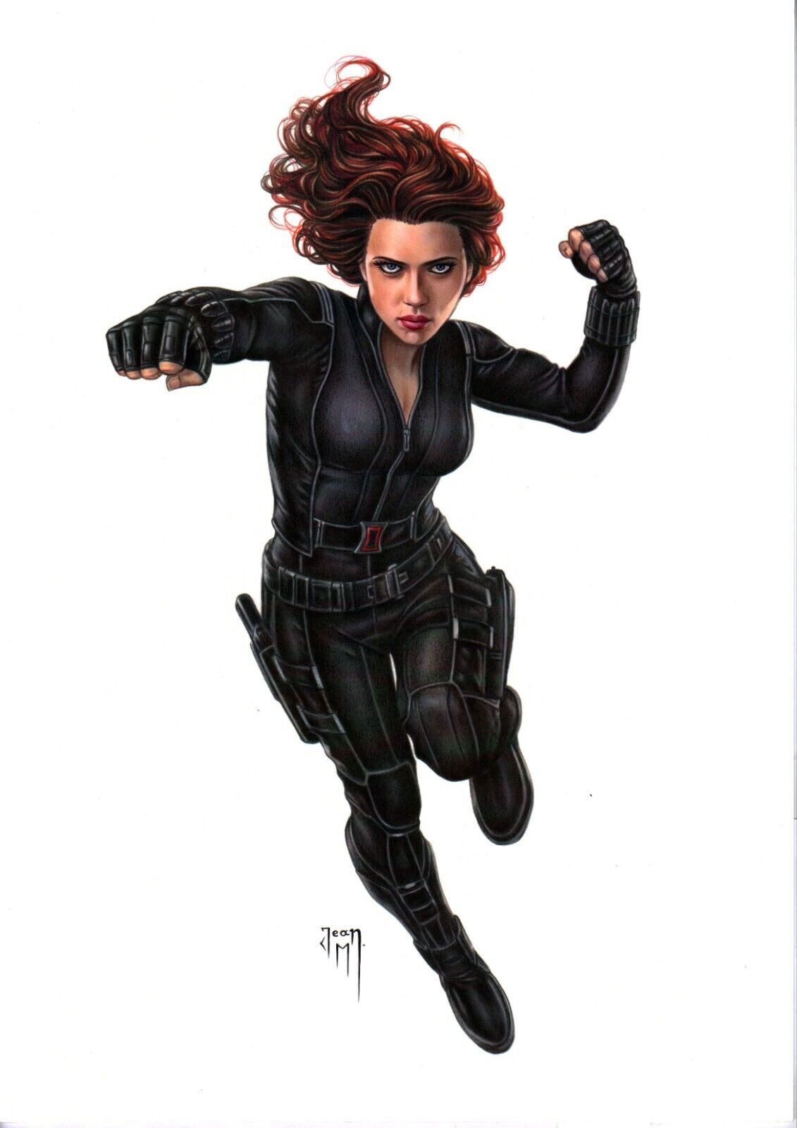 Black Widow, In Greg Wilson's Pinup Art Comic Art Gallery Room