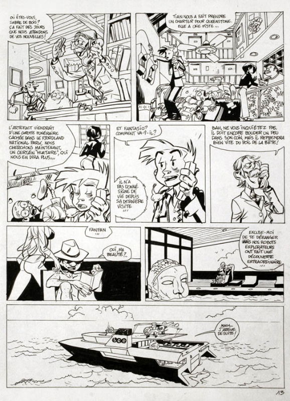 Spirou - les Géants pétrifiés pl 13, in J C's Spirou par Yoann Comic Art  Gallery Room