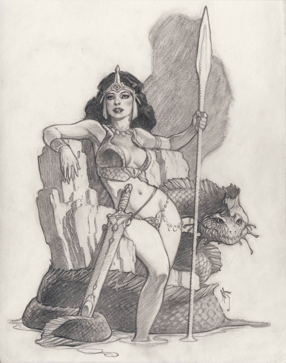 Conan Rogues in the House Chapter 3 Header, in Peter P's Mark Schultz Comic  Art Gallery Room