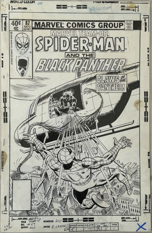 Marvel Team-up Spider-man and Black Panther, in John Mone's My ...