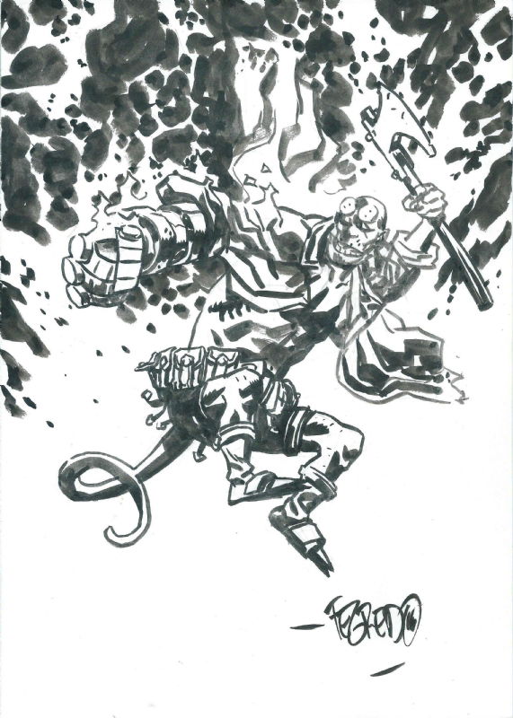 Hellboy - Duncan Fegredo, In Xavi Molina's Fegredo, Duncan Comic Art 