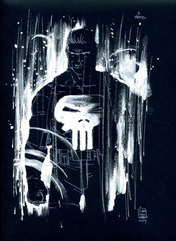 The Punisher, in matteo veratti's Giuseppe Camuncoli Comic Art Gallery Room