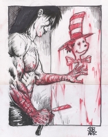 The Crow & The Cat in the Hat by James O'Barr CCC 2011 Comic Art