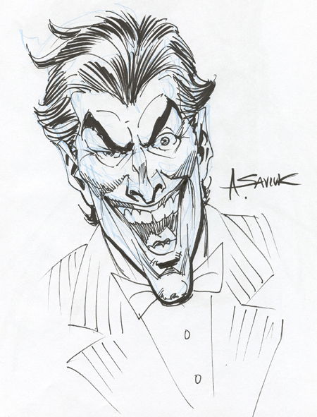 Page 034 The Joker by Alex Saviuk NYCC 2010, in Donald Munsell's The ...